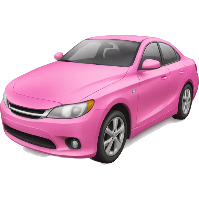 Pink car emoji