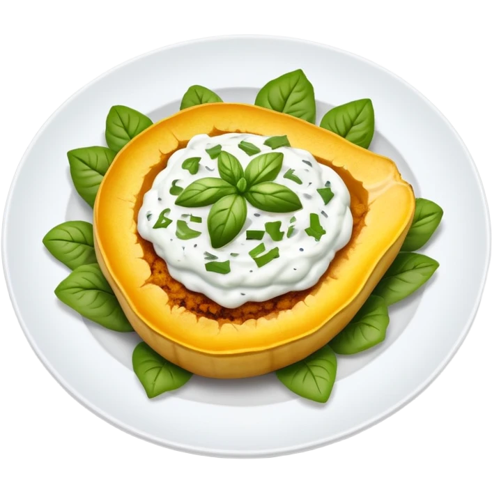 Fried spring squash with tzatziki  emoji