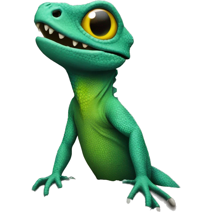 lizard on the moon emoji