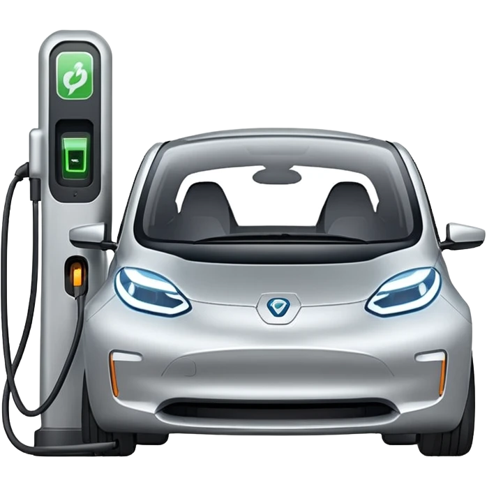 3D Electric Vehicle Charge Station emoji