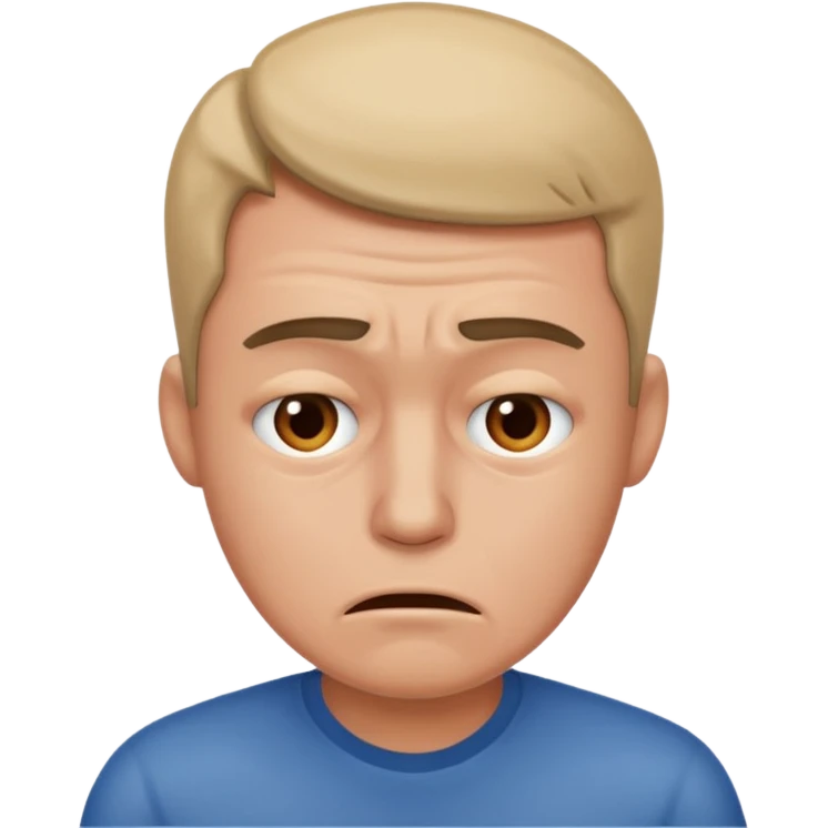 Overwhelmed man emoji