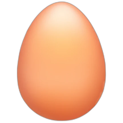 eggpland in peach emoji