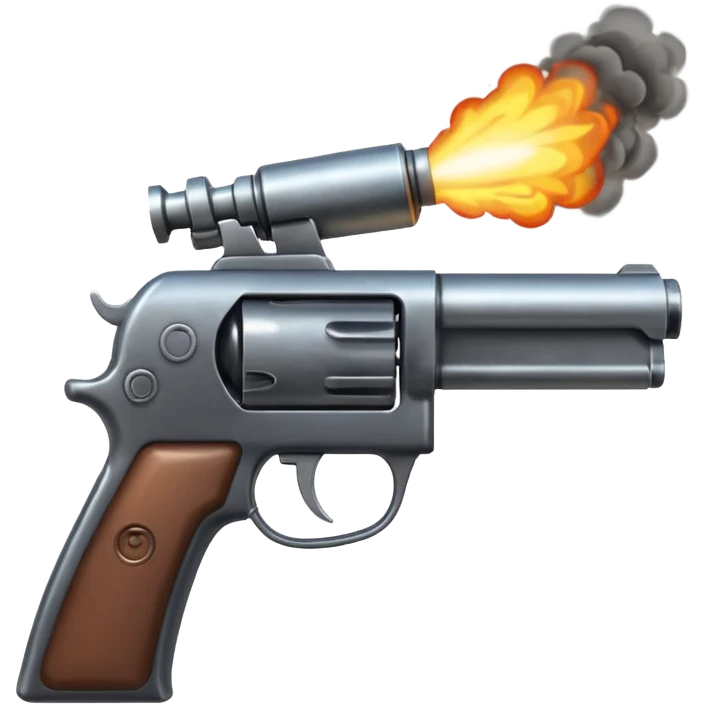 gun firing emoji