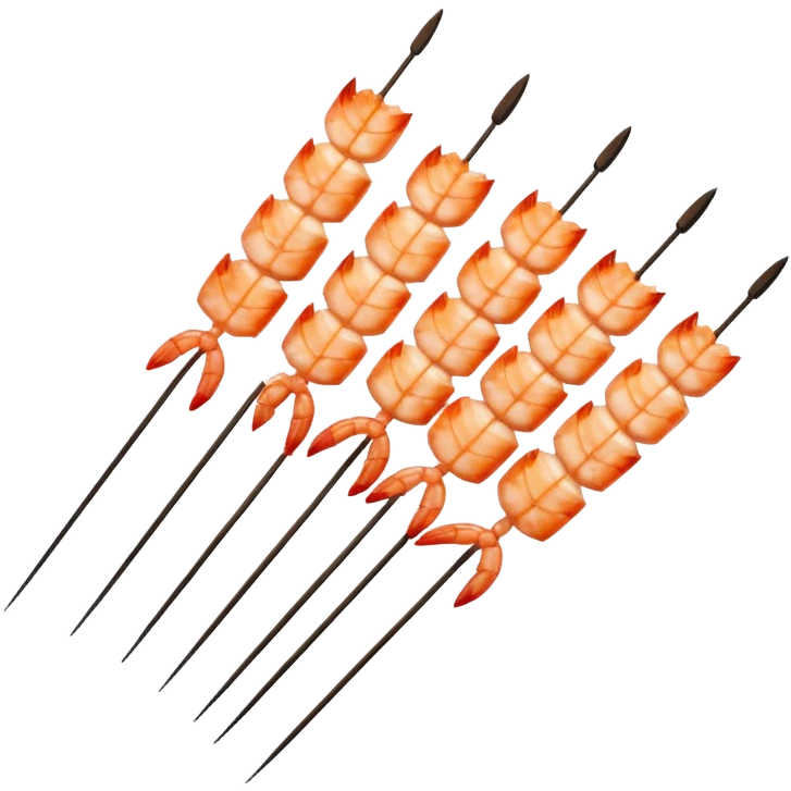Shrimp skewers emoji