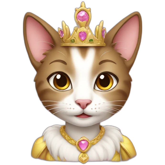cat princess emoji