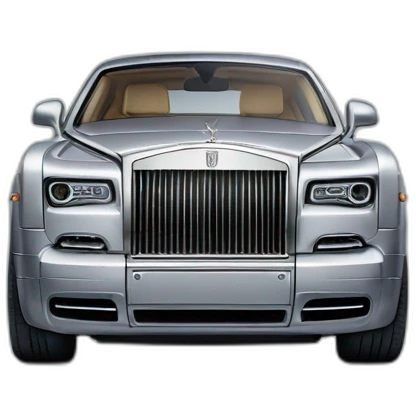 rolls royce phantom silver emoji
