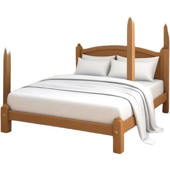 bed with fairy lights and green vines hanging from the ceiling emoji