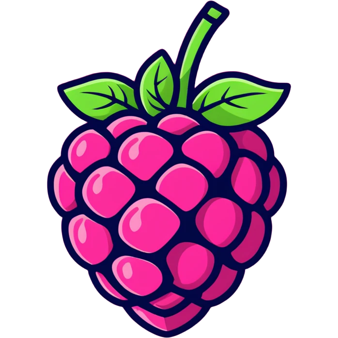 Raspberry emoji