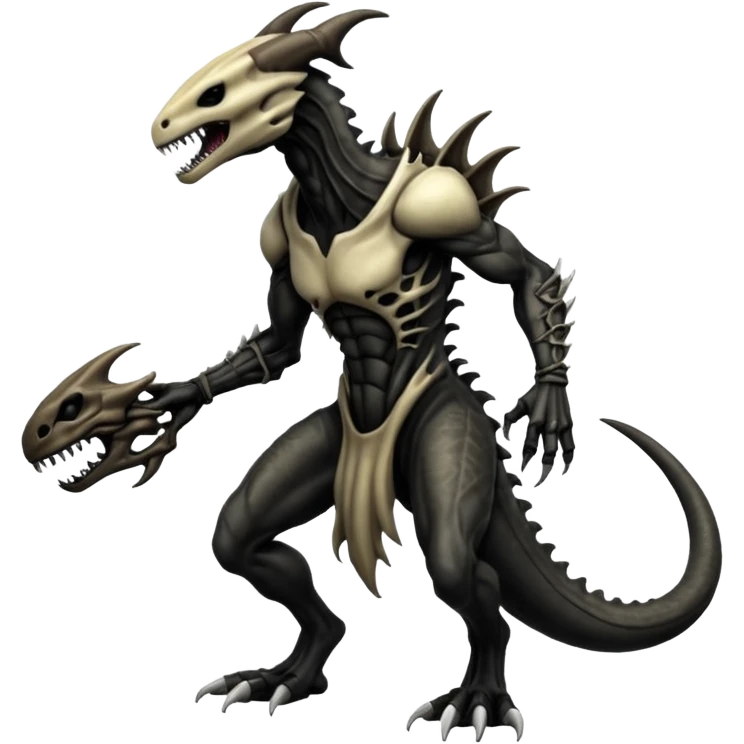  Venom-Marowak-Xenomorph-hybrid-fantasy-creature (full body) emoji