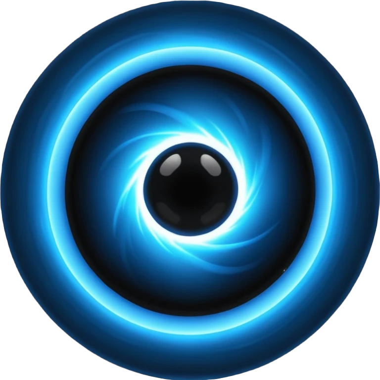 massive blue glowing black hole TON 618 emoji