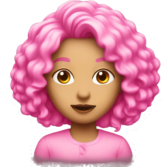 Pink emoji