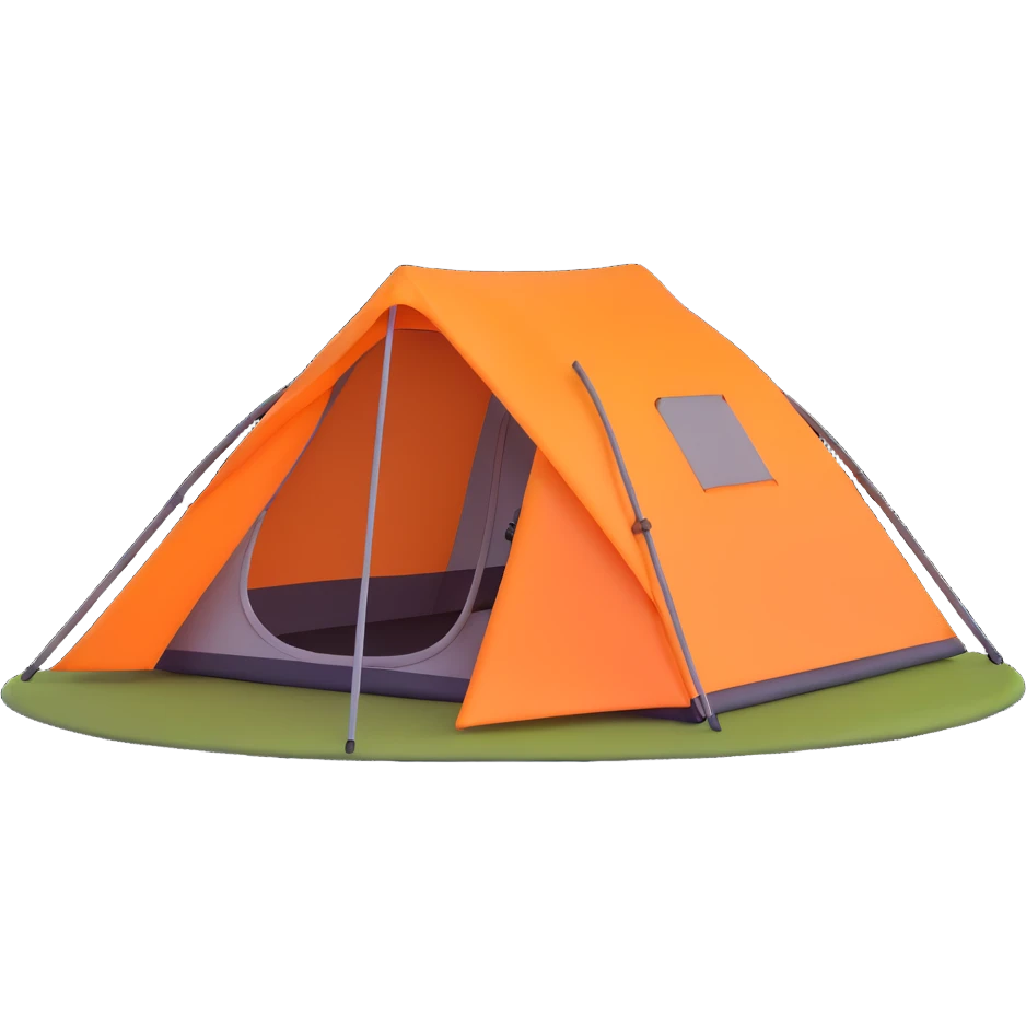 camping tent emoji