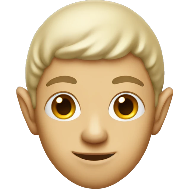 Beige elf emoji