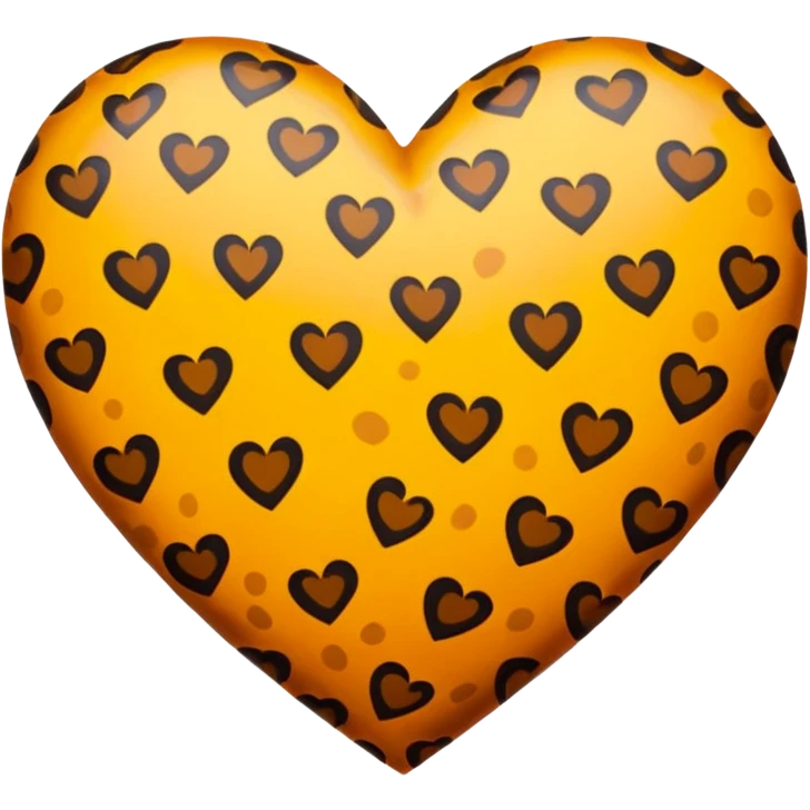 cuore leopardato  emoji