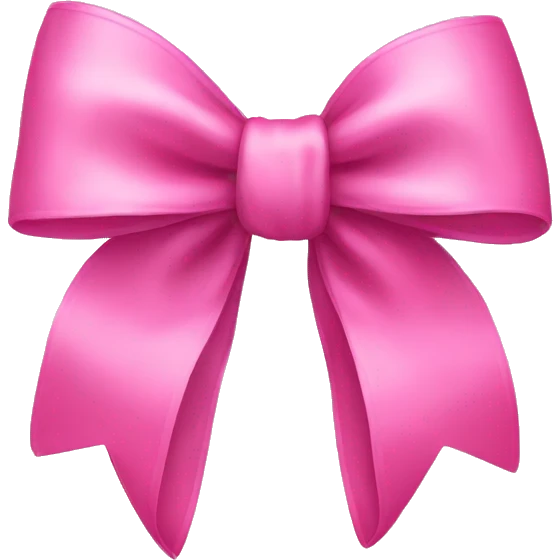 pink pretty bow emoji
