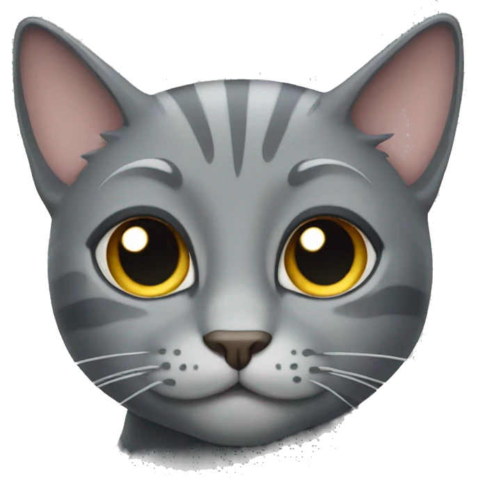 gray cat emoji