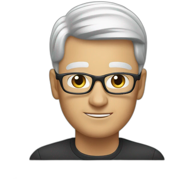 Tim Cook making presentation emoji
