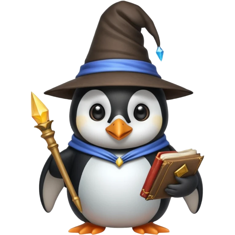 Penguin Wizard emoji