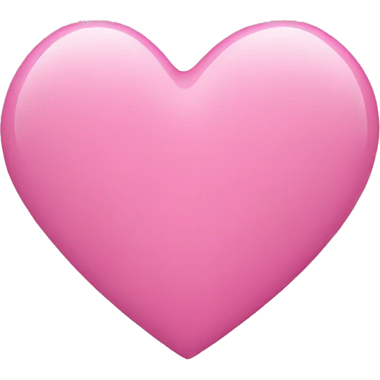 Heart pink emoji