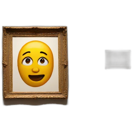 artwork in museum emoji