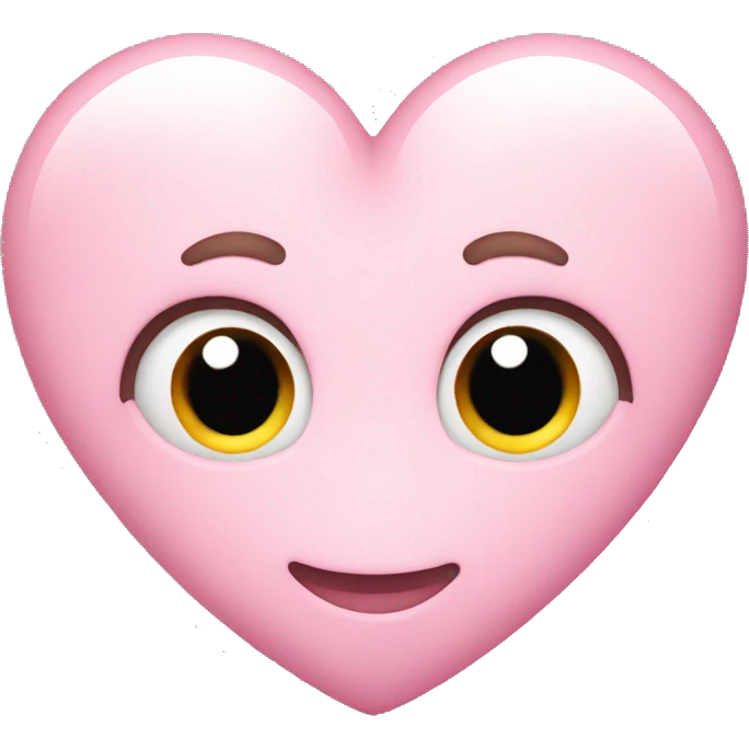 Light pink hearty  emoji