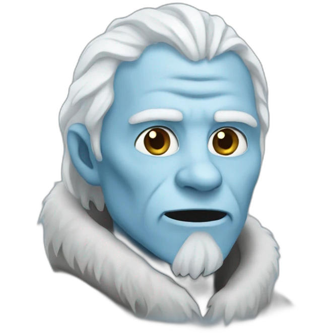 White Walkers walking emoji