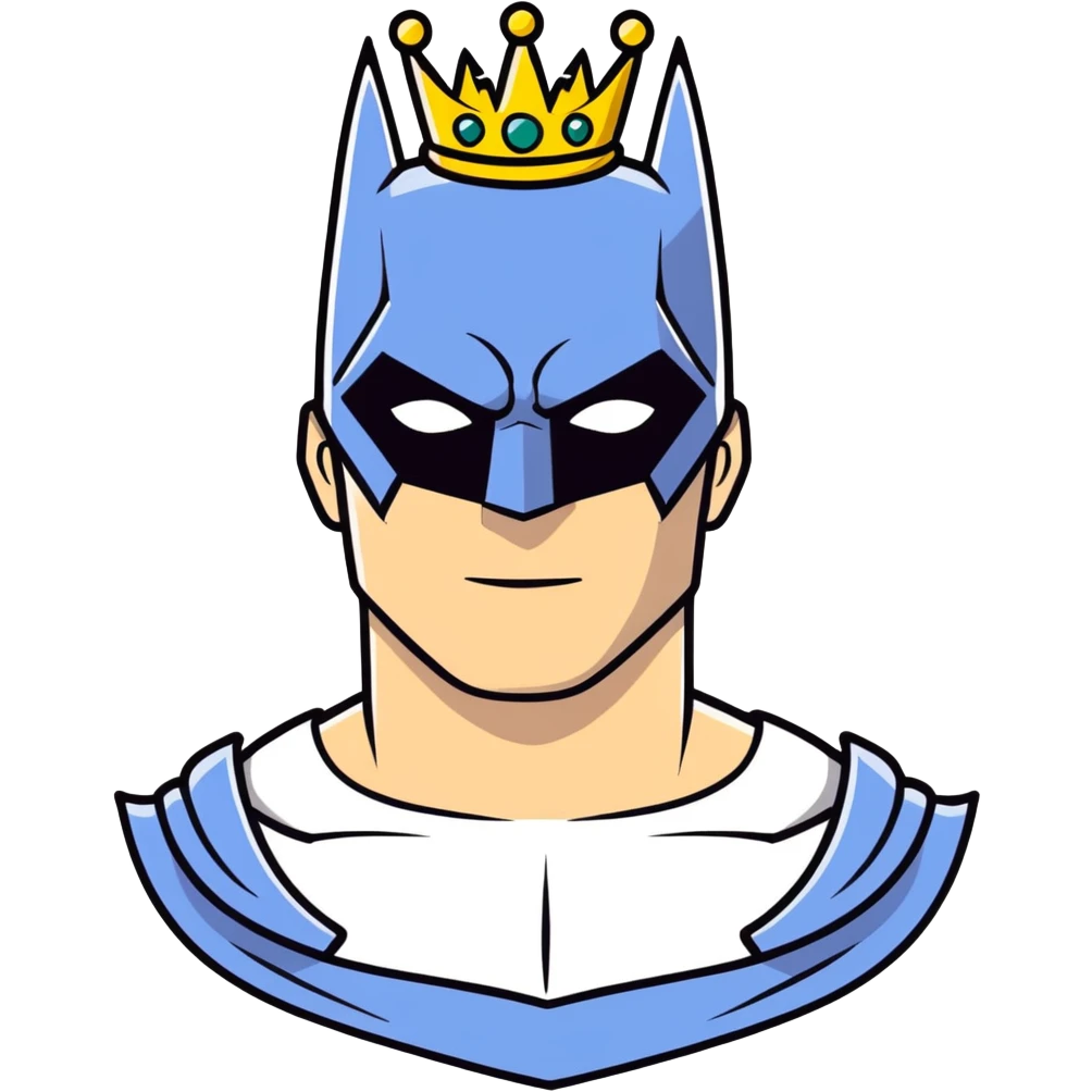 Batman with a crown  emoji