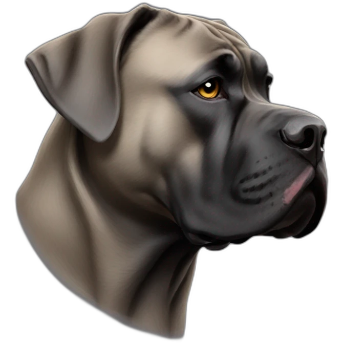 Cane Corso in profile emoji