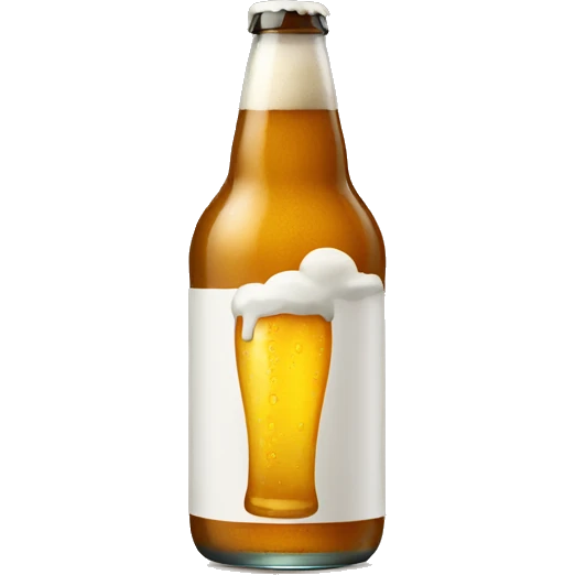 beer bottle emoji