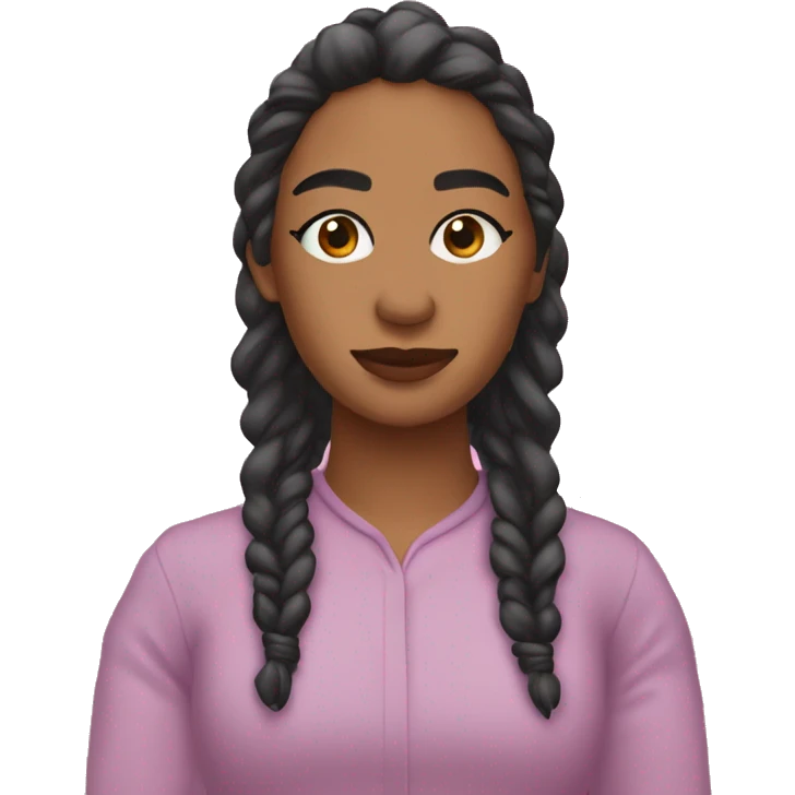 🧘🏽‍♀️ de rosa emoji