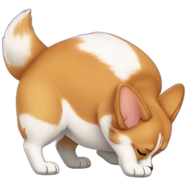 Corgi butt emoji