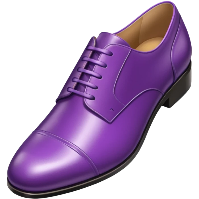 purple suit shoe emoji