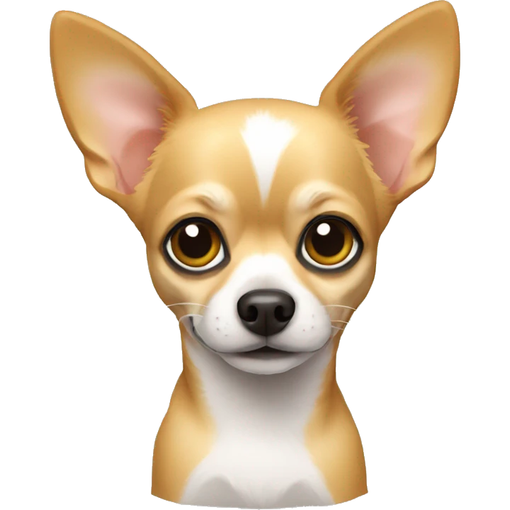 Chihuahua with computer emoji