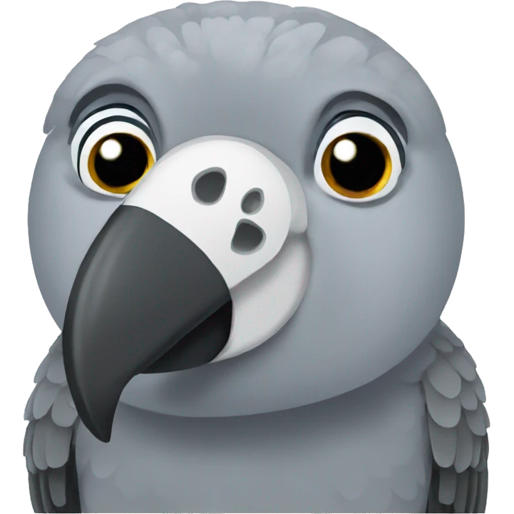 African grey emoji