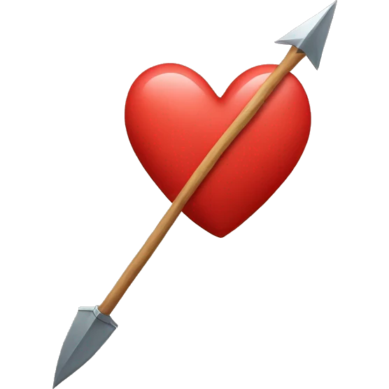 Corazón con flecha emoji