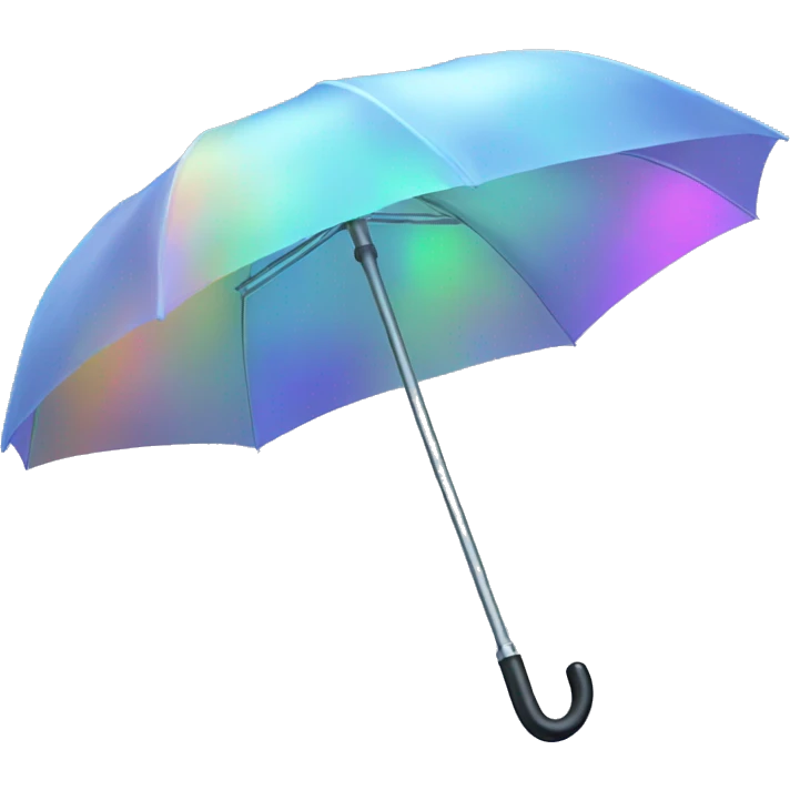 Holographic umbrella emoji
