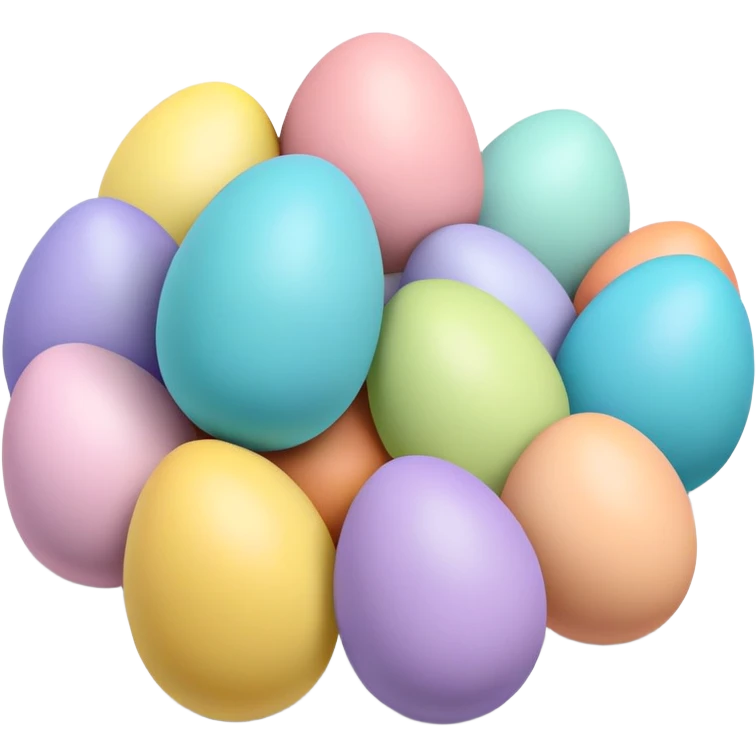 Pastel easter emoji