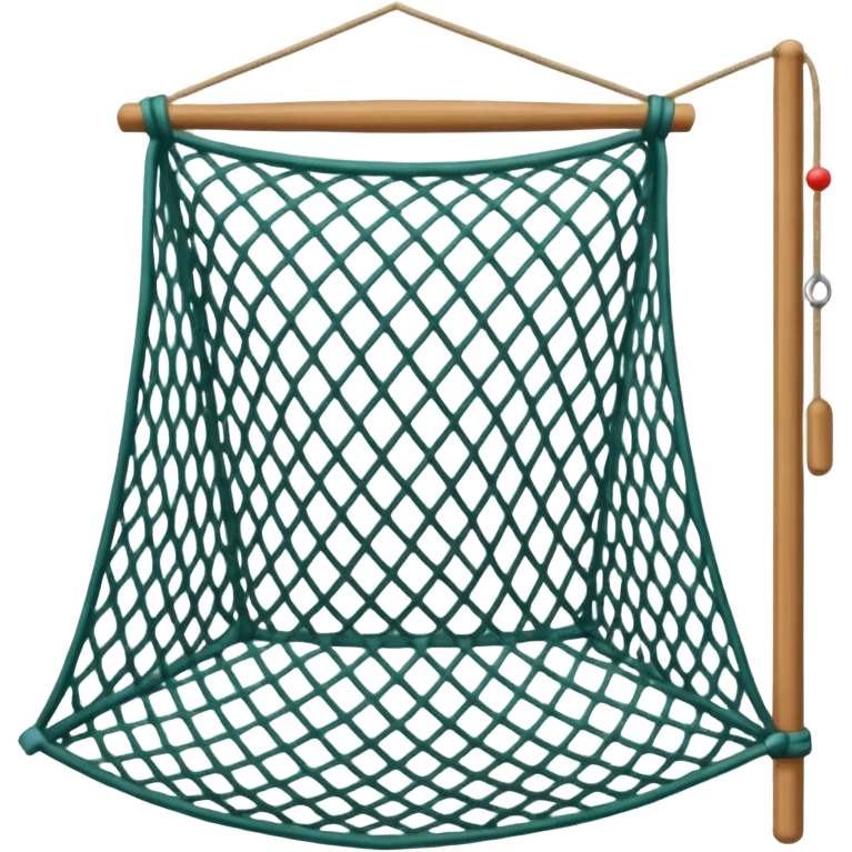 Fishing net a square net emoji