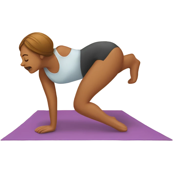 Downward dog emoji