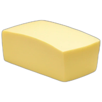Butter with a title under it that says butter emoji
