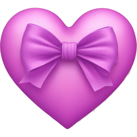 Heart with bow  emoji