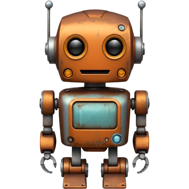 robot old cartoon simple toy emoji