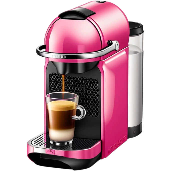 Nespresso Machine Vertuo in pink emoji