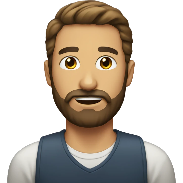 Man with beard  emoji