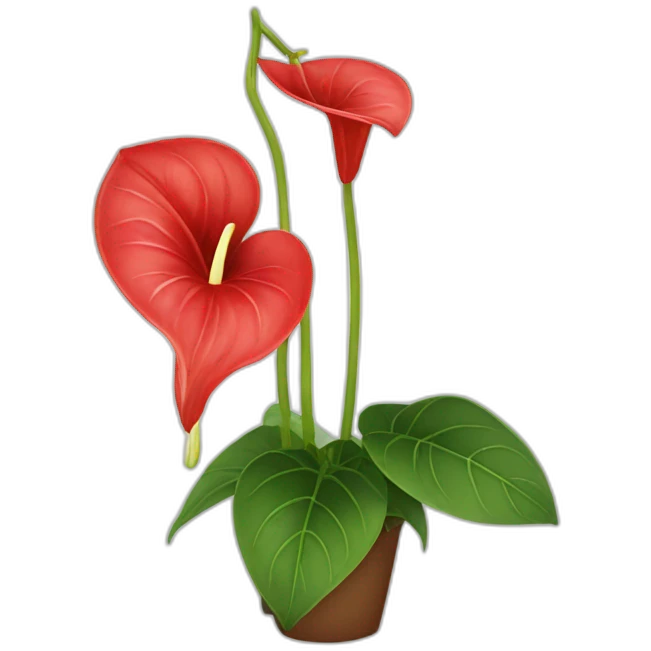 anthurium emoji