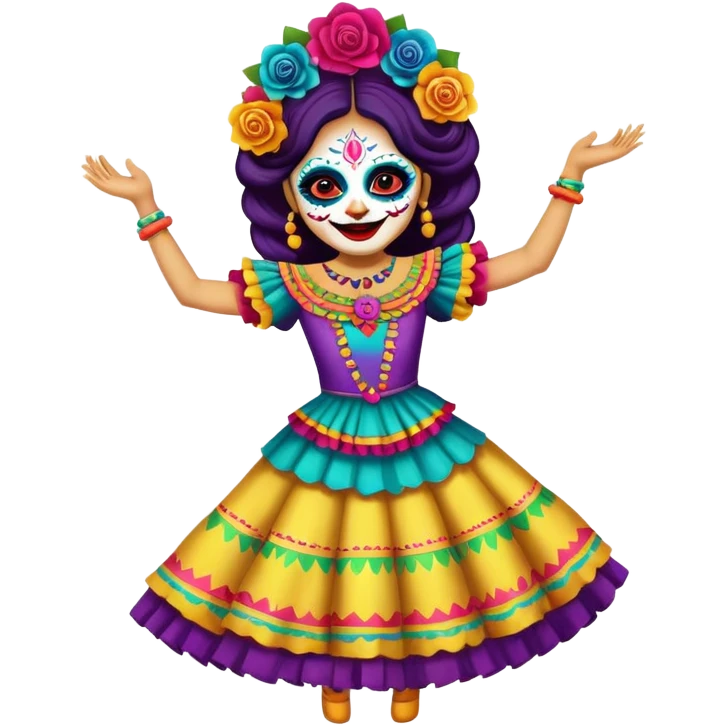 Calaca bailando  emoji