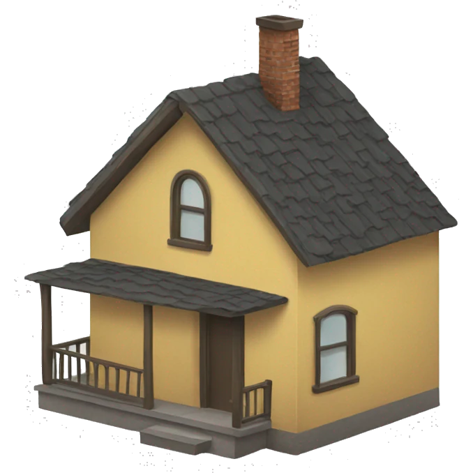 Ugly house emoji