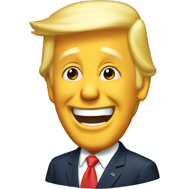 trump laugh emoji
