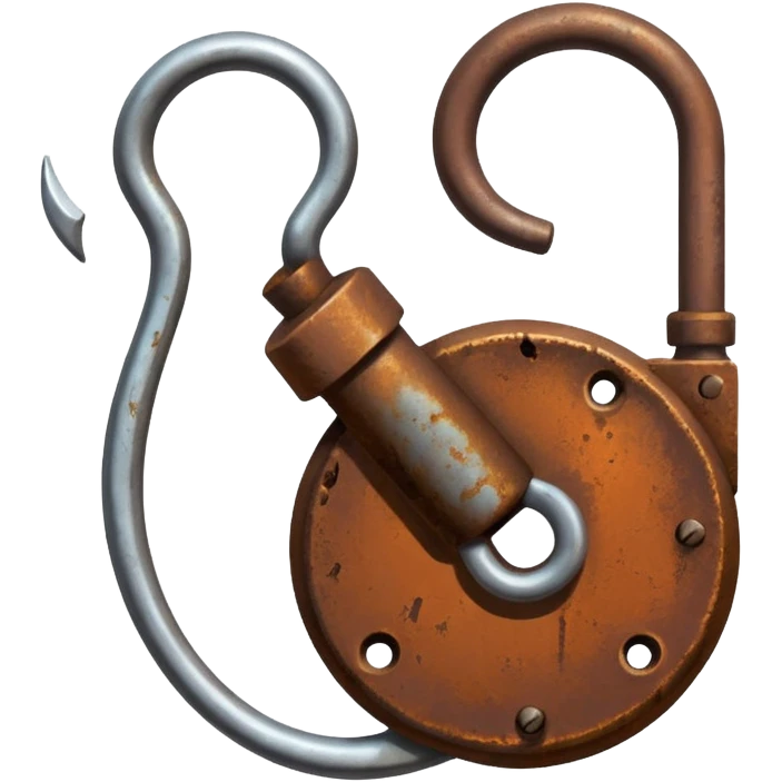 weak rusty hook emoji