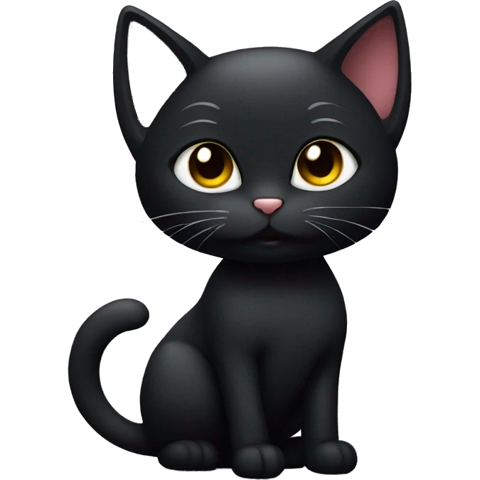 Sassy sexy black cat  emoji
